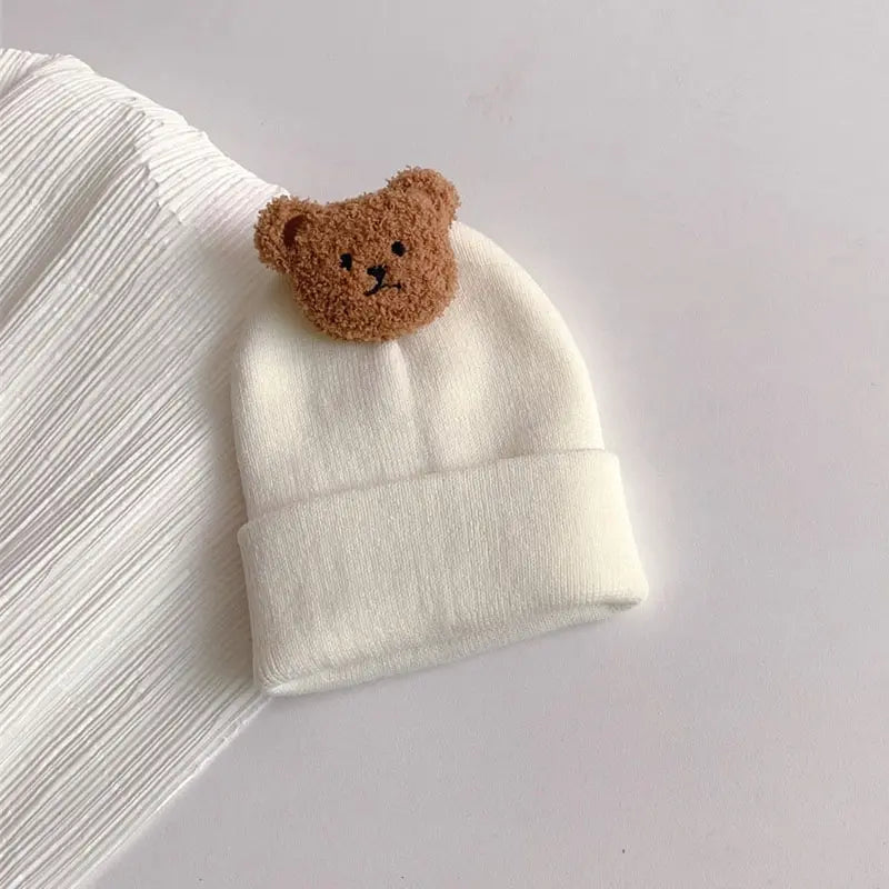 Bear Bobble Knitted Hat