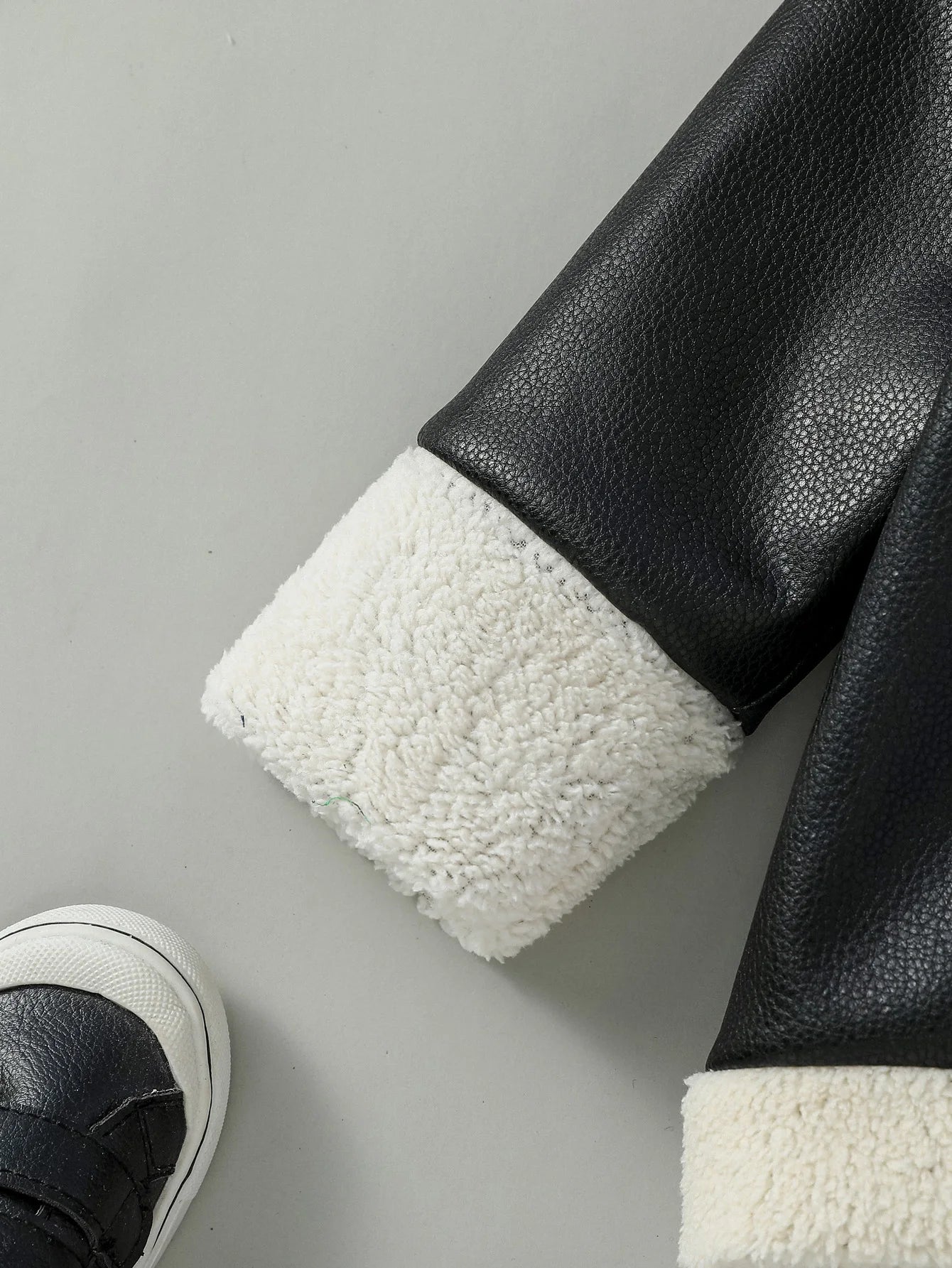 Black Leather Coat (1-3 years)